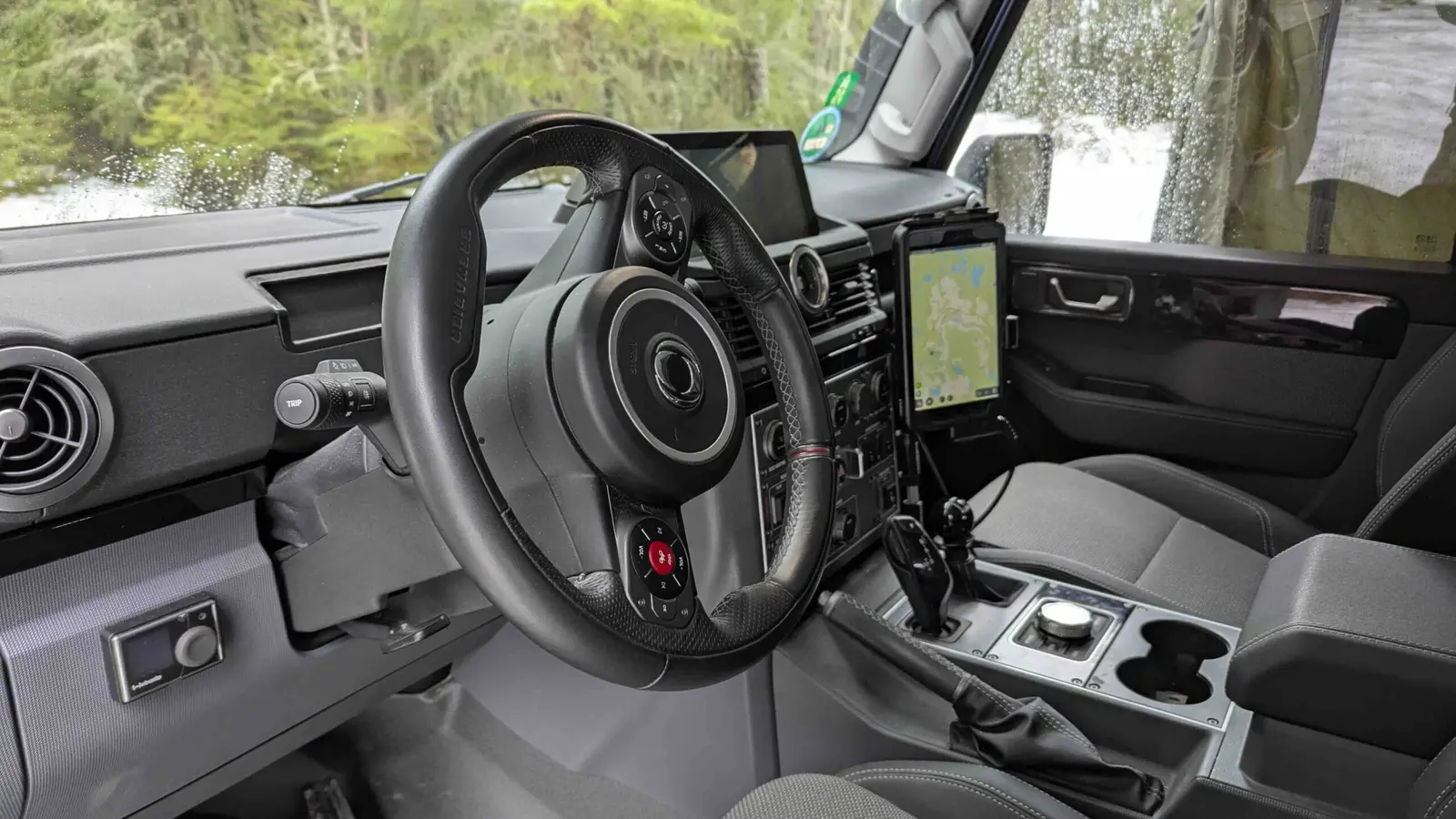 Cockpit with Recaro seats