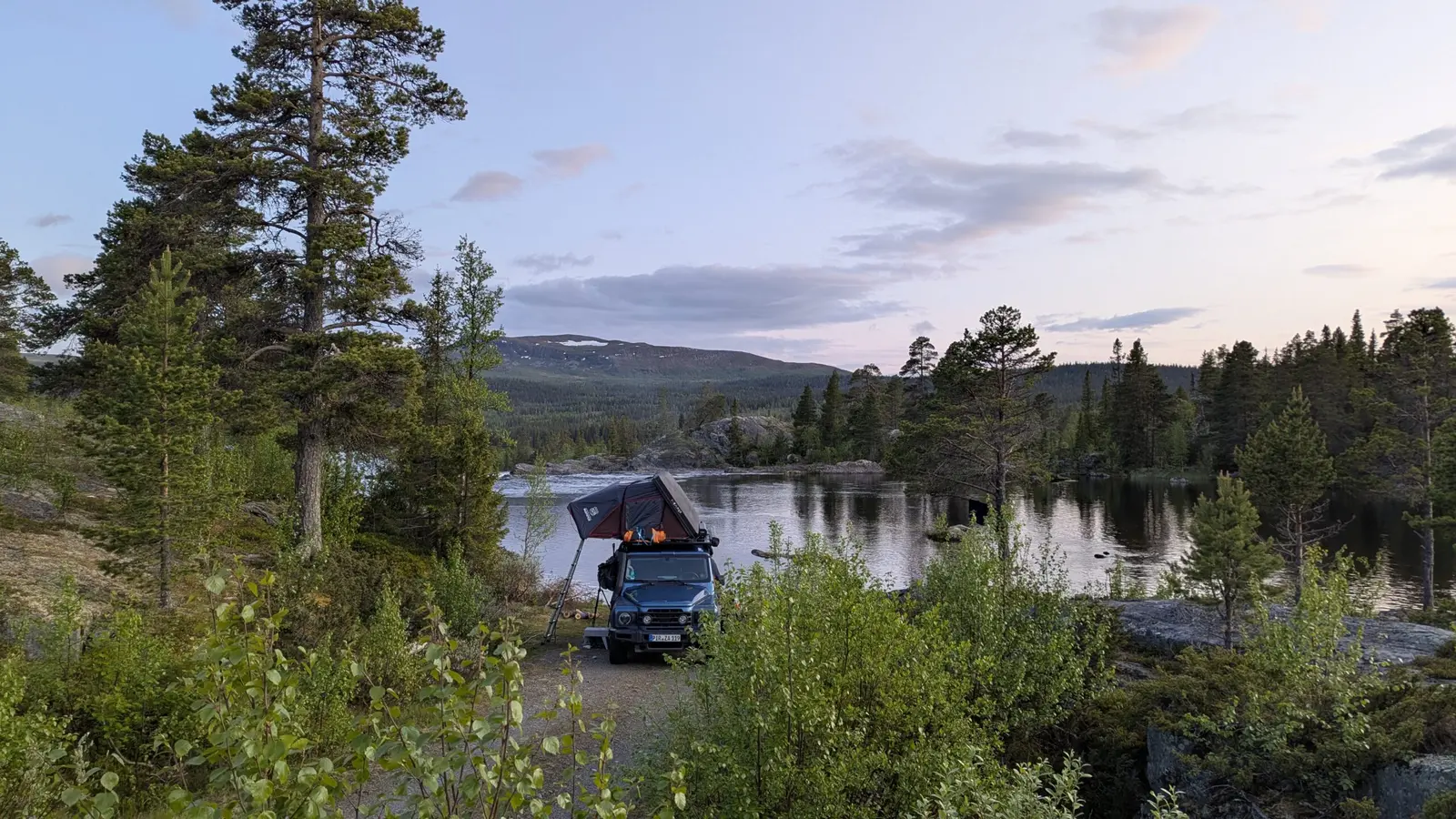 Evening at a lake