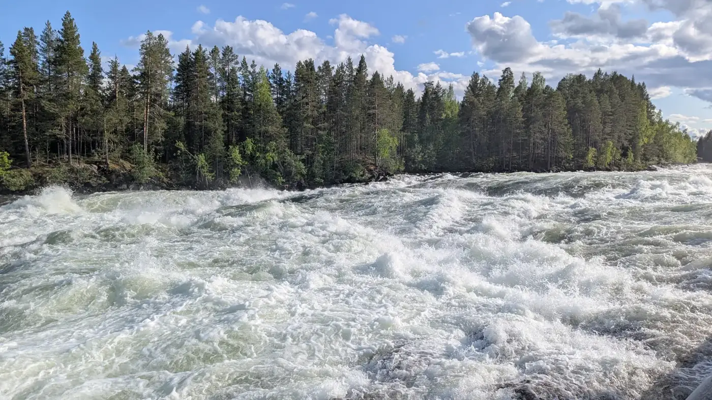 The rapids of Storforsen