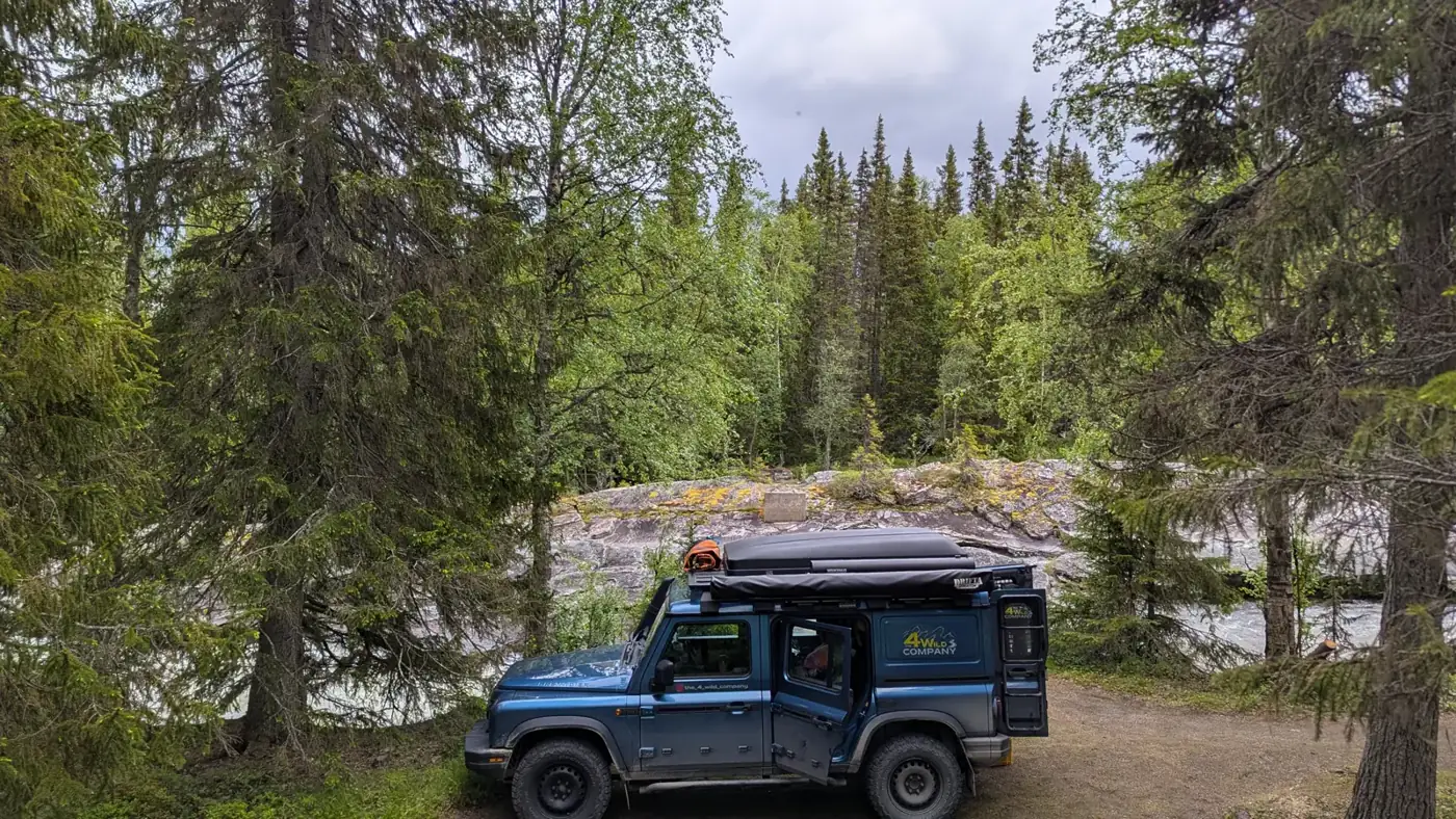 Our Grenadier at a forest camp