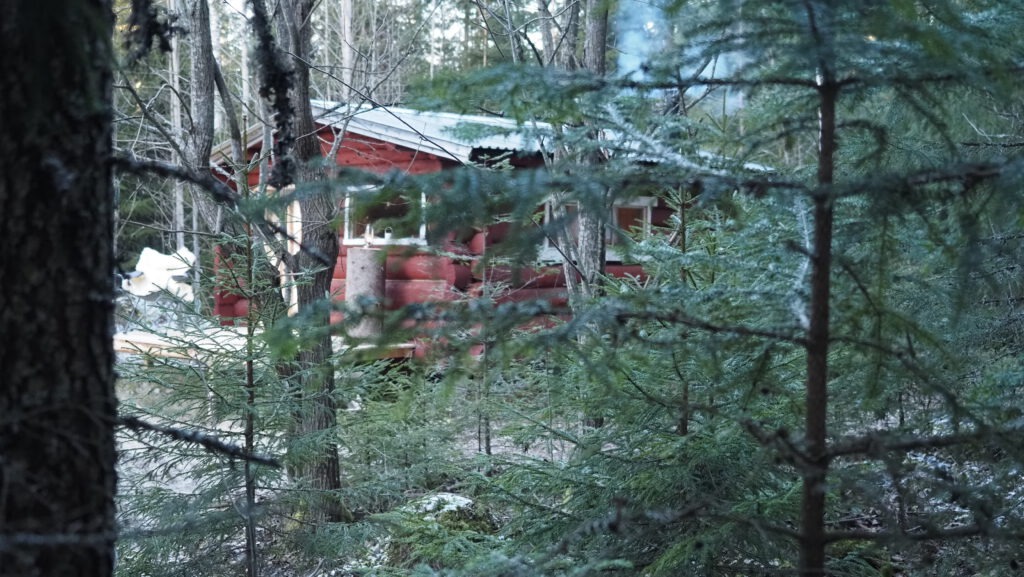 Forest Cabin Sweden exterior in Dalarna